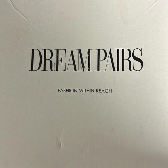 DREAM PAIRS Women's Platform Ankle Boot High Chunky Heels Square Toe Booties - Picture 2 of 4